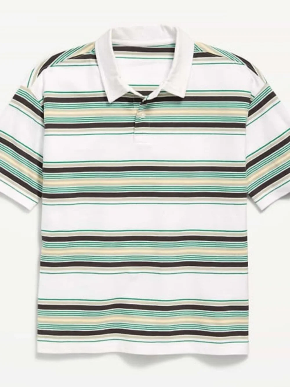 Boys Oversized Striped Polo Shirt by Old Navy Size Sm (6/7) NWT